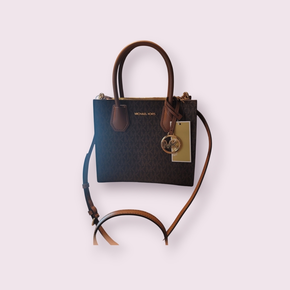 Michael Kors Brown Crossbody Handbag - Picture 7 of 9